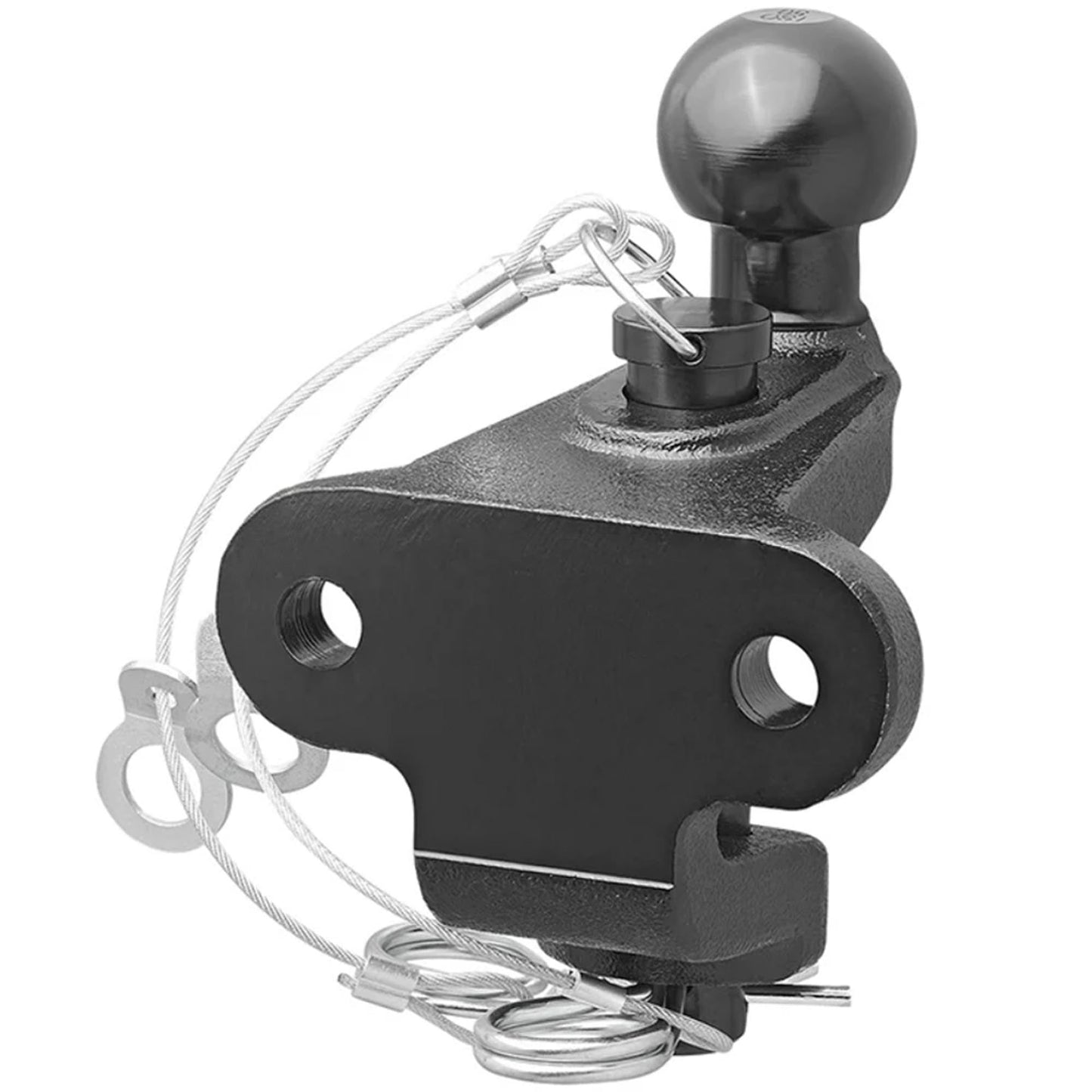 Anhängerkupplung Zweifach Ø50mm 3.500kg Schwarz - TMN-shop.de