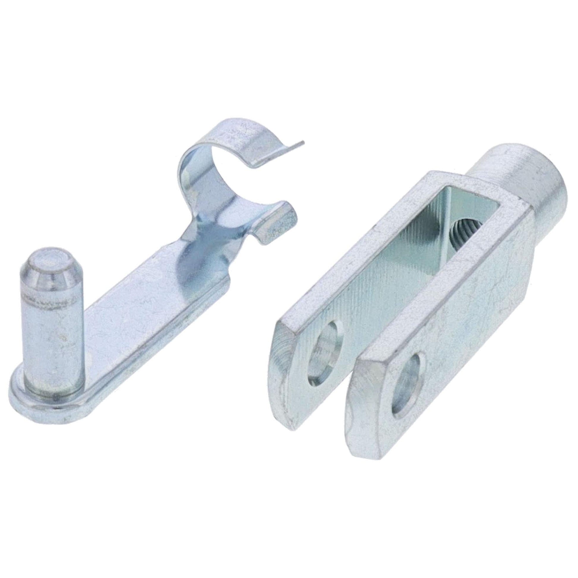 Gabelgelenk DIN 71751 Stahl verzinkt incl. Federklappbolzen Sicherungsbolzen ES-Bolzen für Bremsseil Bremsseilzug - TMN-shop.de