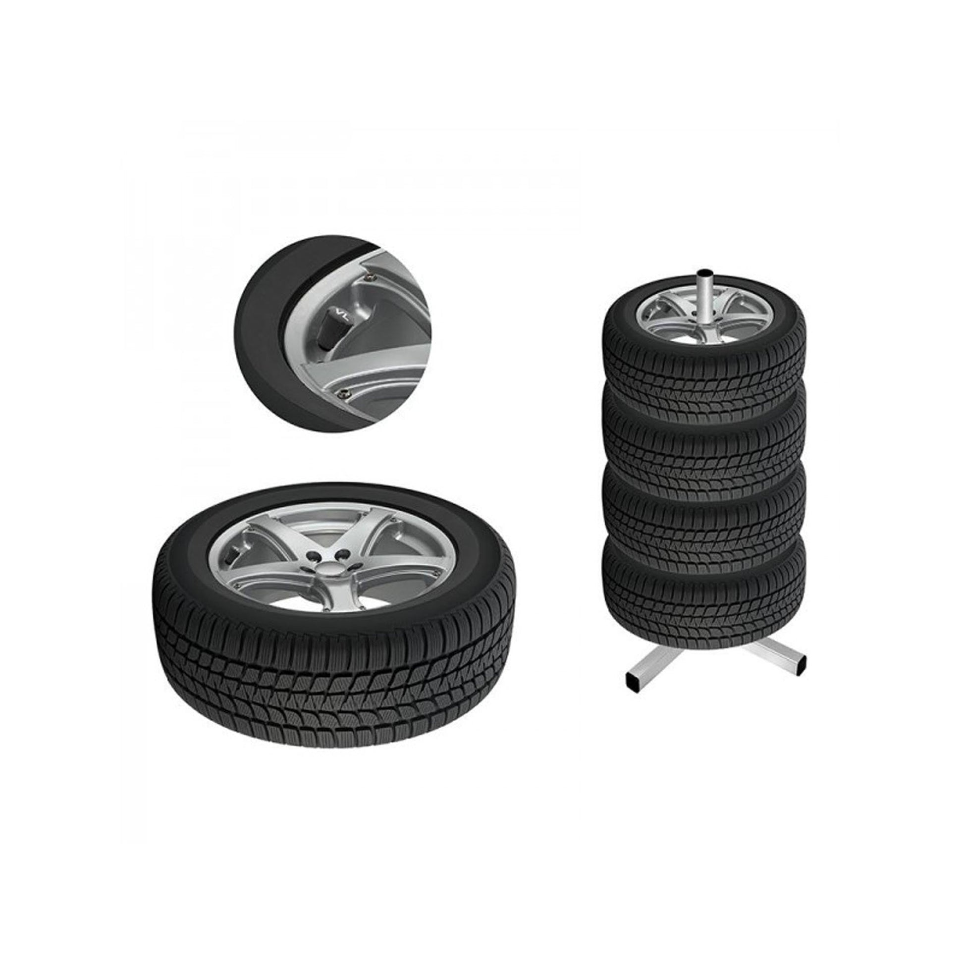 Rad-Markierungsset Ventilkappen 8-teilig - TMN-shop.de