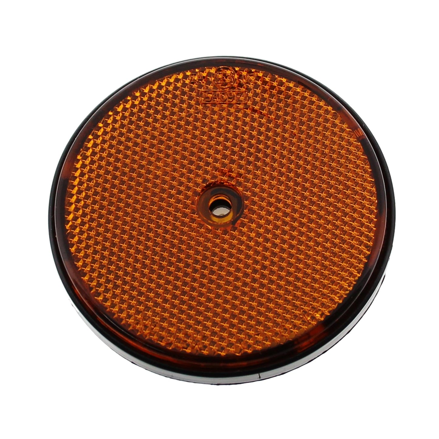 Reflektor ORANGE Ø 85mm rund zum Anschrauben - TMN-shop.de