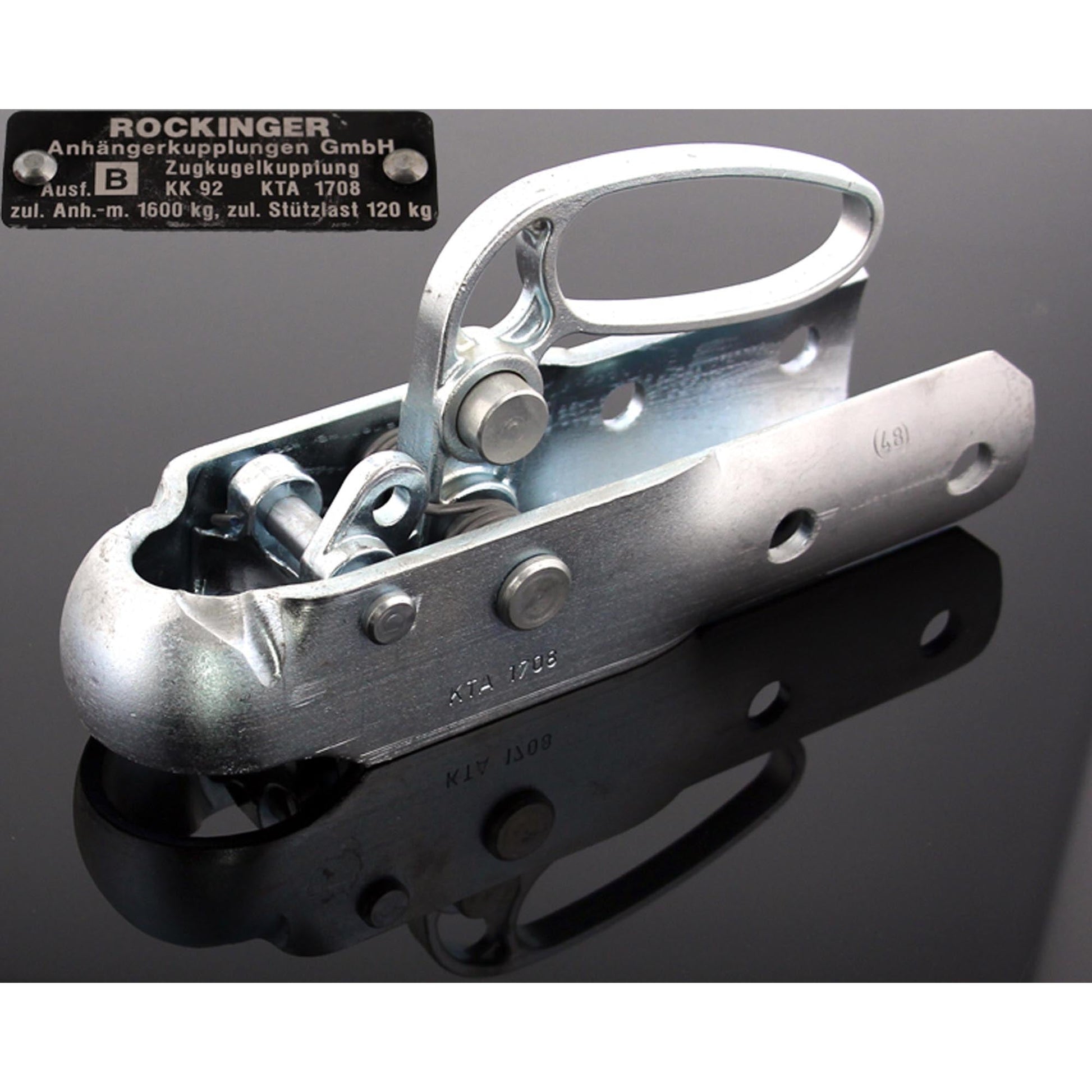 Rockinger KK92B Zugmaul Rund 60mm 1600KG - TMN-shop.de