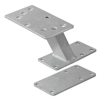 Spare wheel holder for car trailers with mounting plate | 4 / 5 hole rims