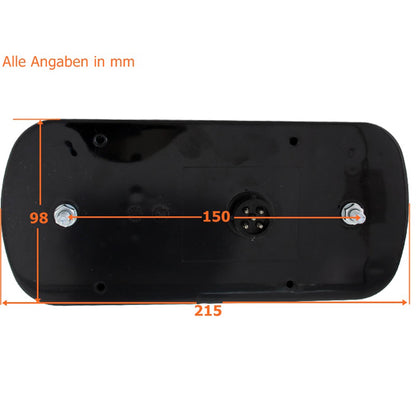 Aspöck Midipoint 2 II rear light right with RFS