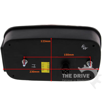 Aspöck set Multipoint 3 NSL and RFS rear lights