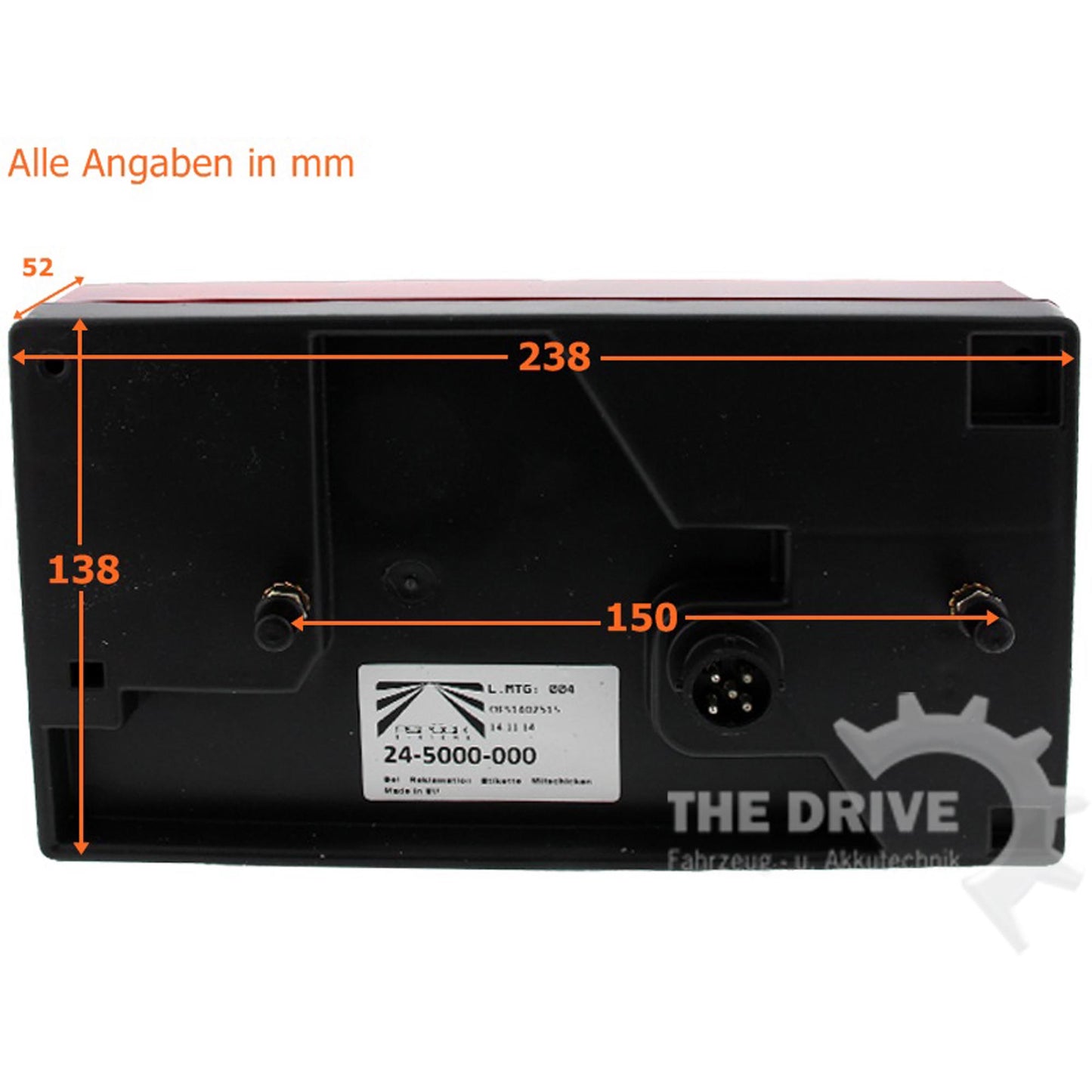Aspöck set Multipoint 1 I re / li rear lights with RFS