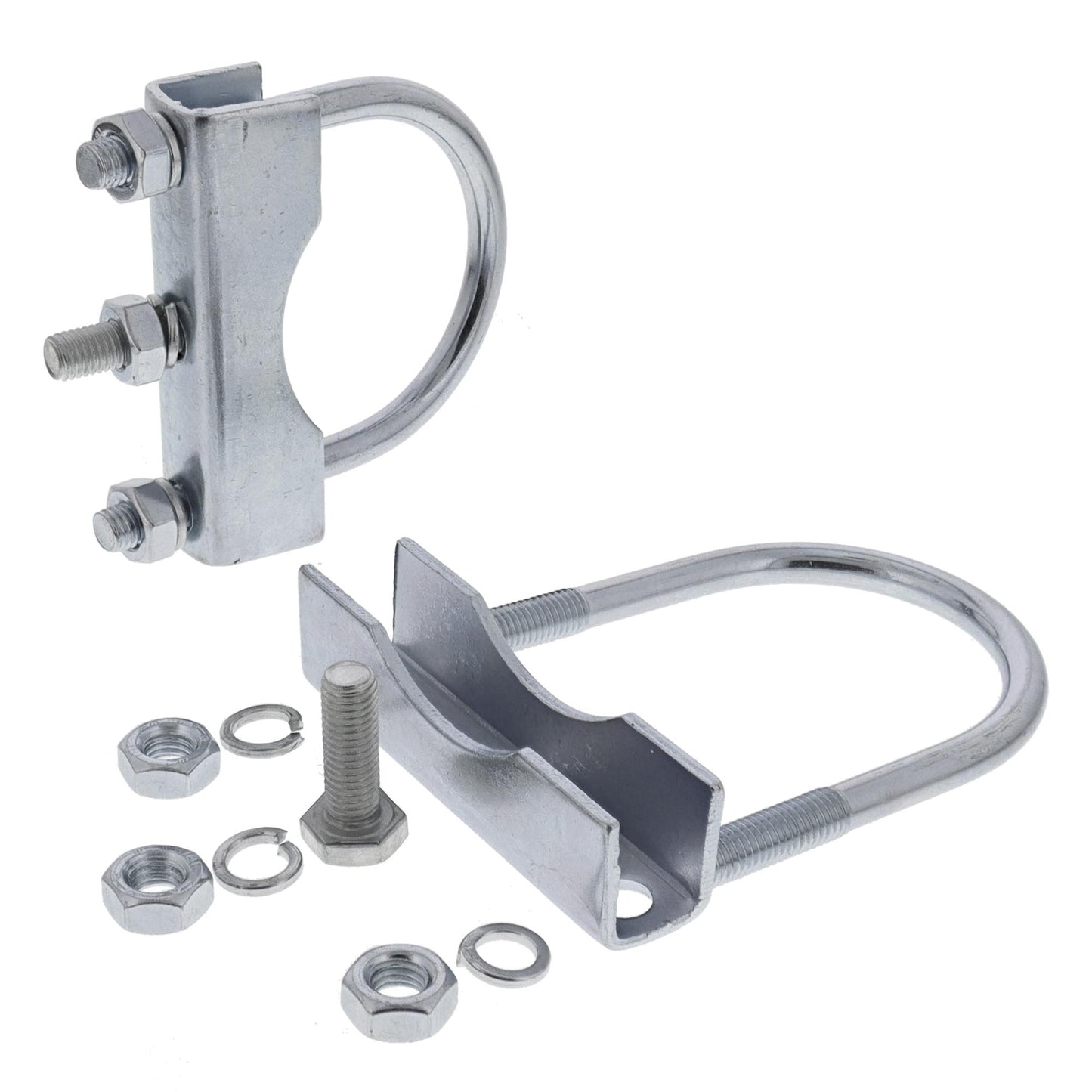 2x trailer jockey wheel clamp 70mm clamp holder trailer wheel round tube drawbar