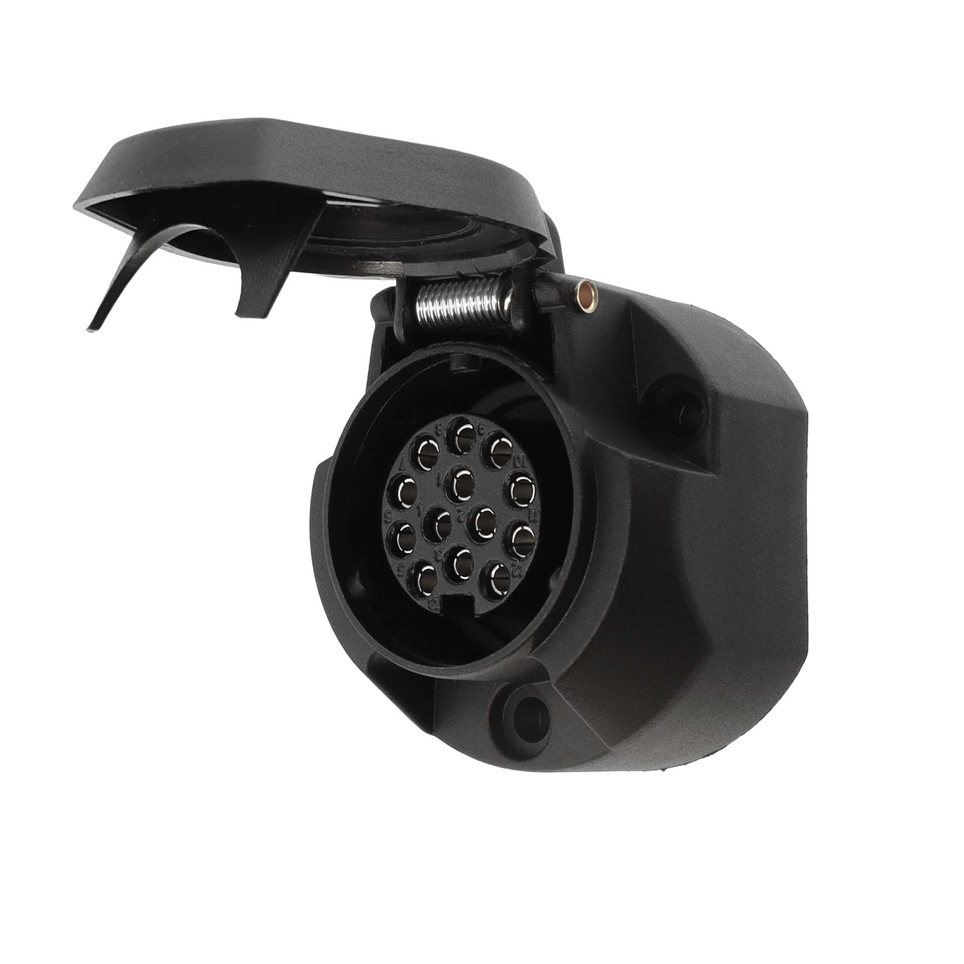 13 - poliges Anhänger - Steckdosen Set Kunststoff 12V mit NSL - Abschaltung - TMN - shop.de