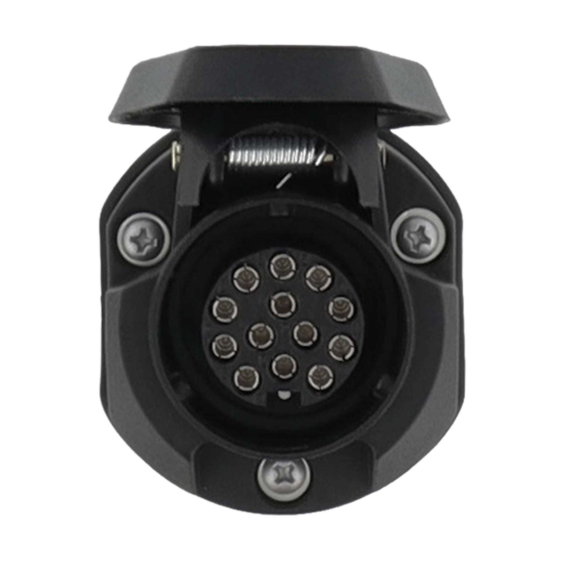 13 - poliges Anhänger - Steckdosen Set Kunststoff 12V mit NSL - Abschaltung - TMN - shop.de