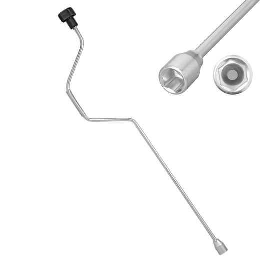 Hand crank 840mm SW: 19mm for rotating support