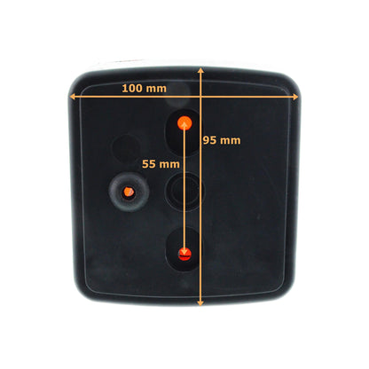 DAFA rear light 4 functions 98x104mm incl. bulbs