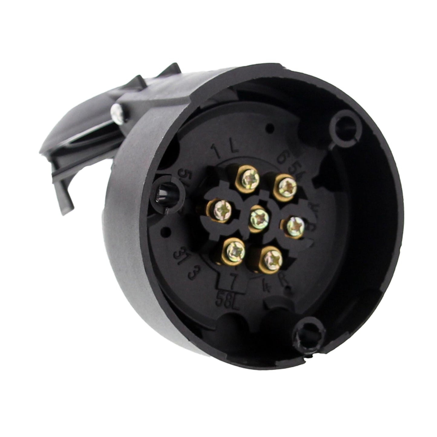 7-pin plastic trailer socket 12V