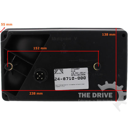 Aspöck set Multipoint 5 V re with RFS / li with NSL rear lights + connection cable 5m 13-pin.
