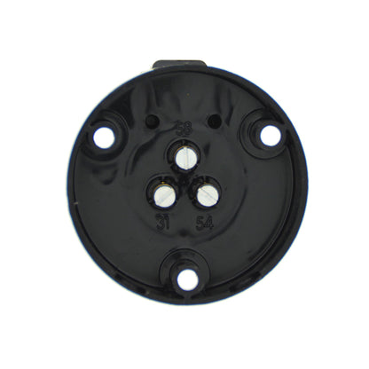 Set 3-pin trailer socket and plug plastic 6-24V 16A