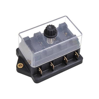 4-way ATO / ATC fuse holder with screwable cover