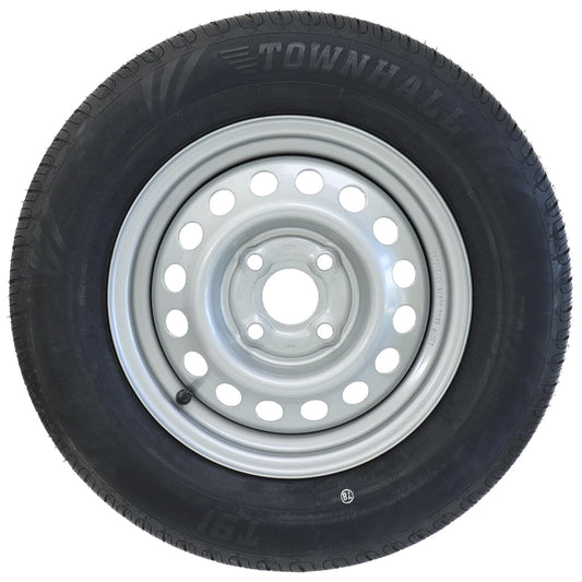 Komplettrad 155/80 R13 84N M+S auf 4Jx13H2 Felge 4x100 ET30 für Anhänger