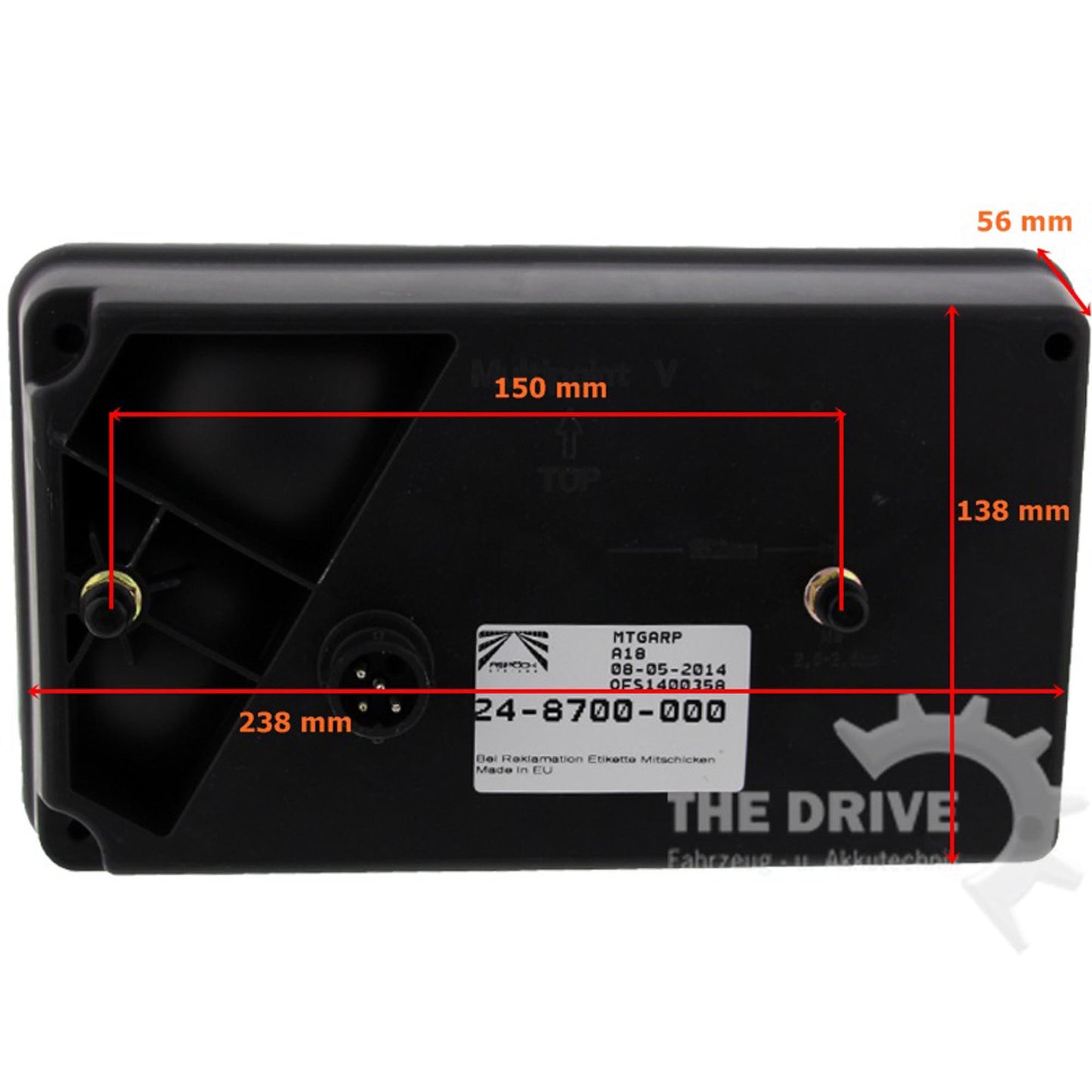 Aspöck Multipoint 5 V rear light set with bayonet connection