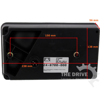 Aspöck Multipoint 5 V rear light set with bayonet connection