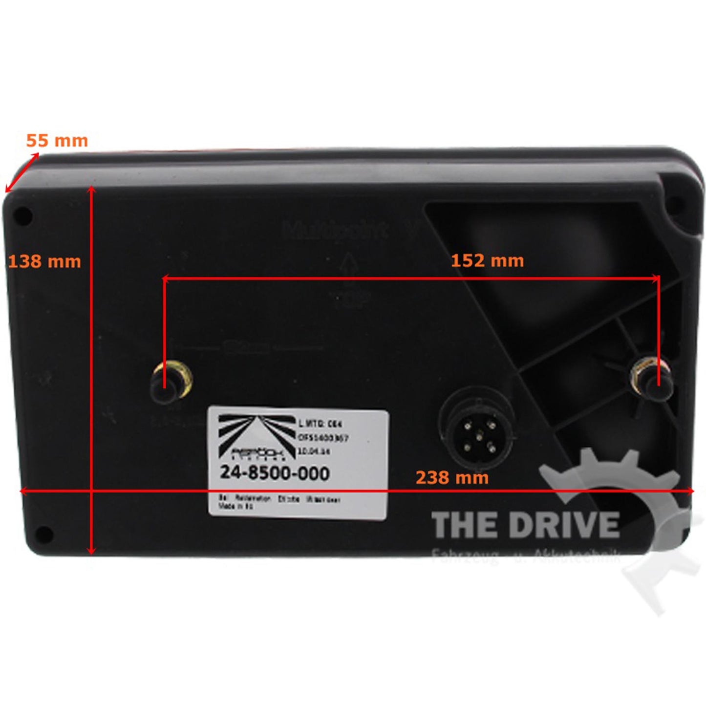 Aspöck Multipoint 5 V rear light set with bayonet connection
