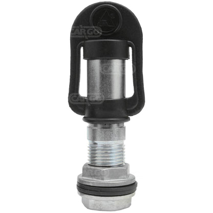 Rotating beacon bracket with threaded sockets and lock nuts