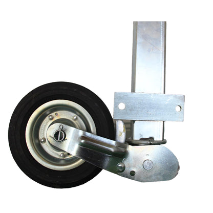 Automatik-Stützrad 60mm Vierkant, 2-Loch, 400kg Stützlast