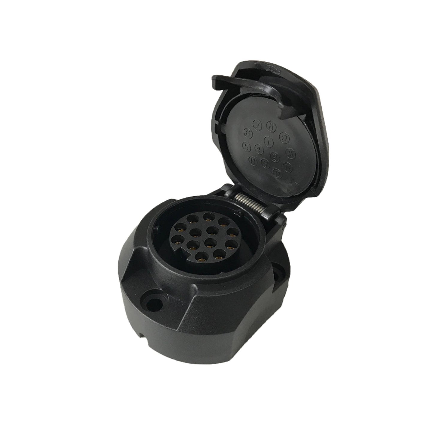 13-pin trailer socket plastic 12V