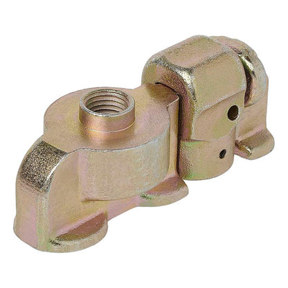 Stud fitting double with screw thread