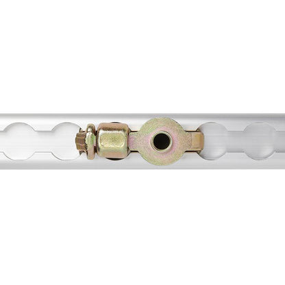 Stud fitting double with screw thread