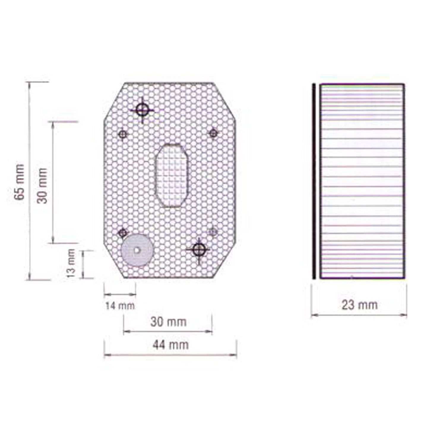 Flexipoint LED Positionsleuchte 500mm DC-Leitung