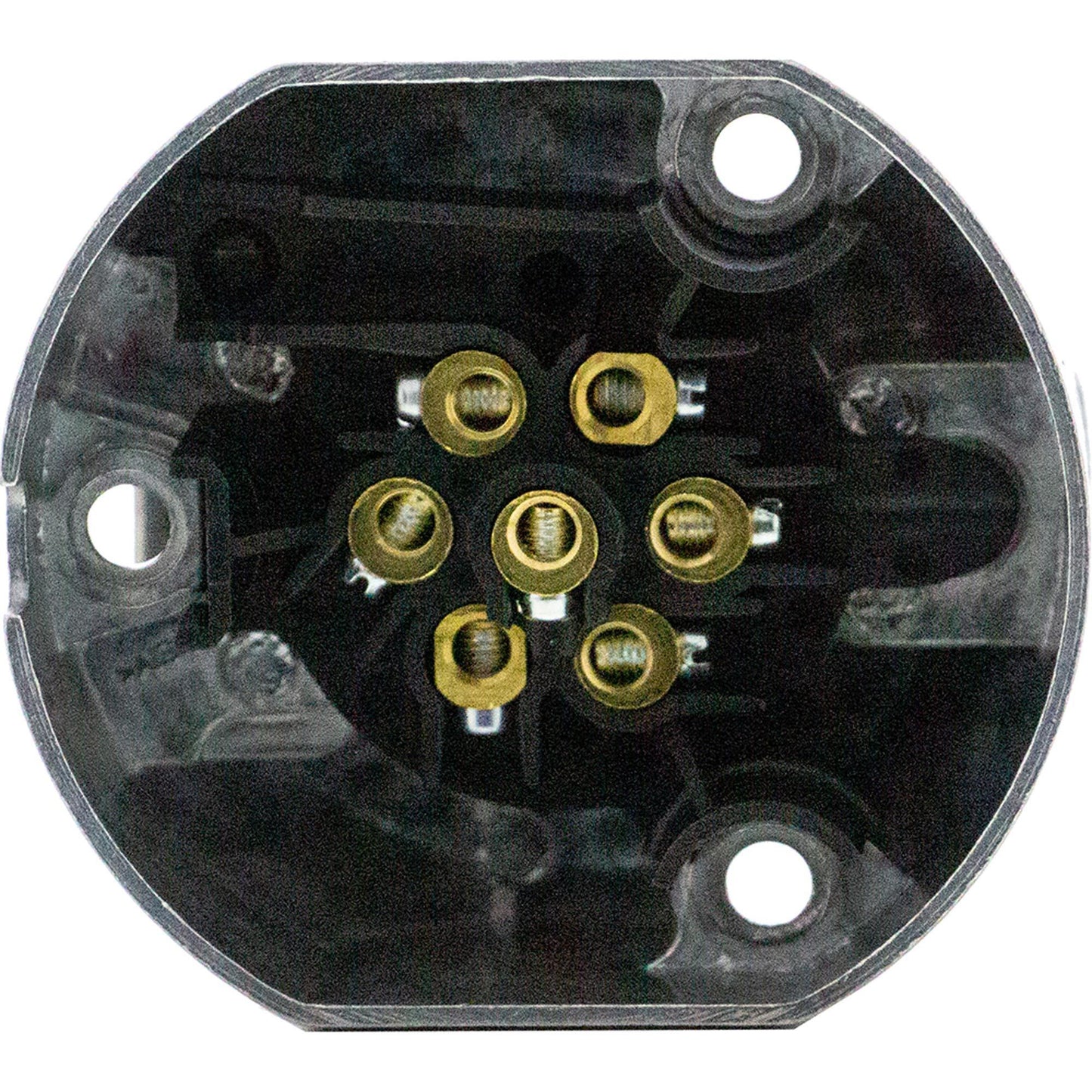 7-pin trailer socket metal 12V oval