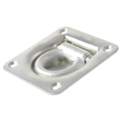 Lashing trough single 100x95mm 800daN with return spring