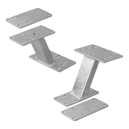 Spare wheel holder for car trailers with mounting plate | 4 / 5 hole rims