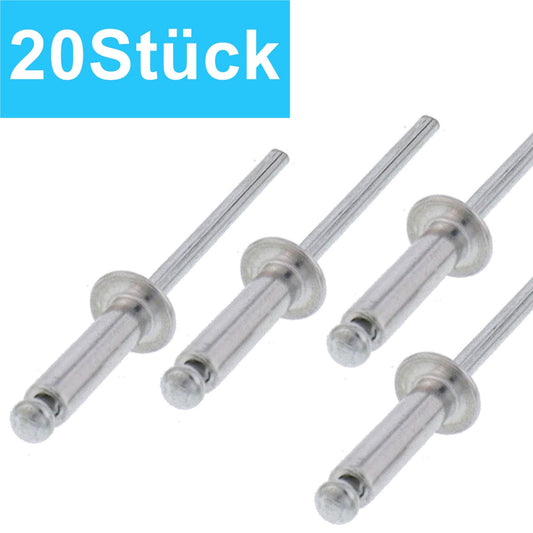 20x Blindnieten 4,0/4,8mm L:12 - 16 - 18mm Vari. - TMN - shop.de