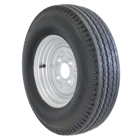 Komplettrad 5.00-10 79N TL auf 3,50x10 Felge 4x100 ET0 / ML60 für Anhänger