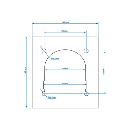 Counter plate for lashing tray simple