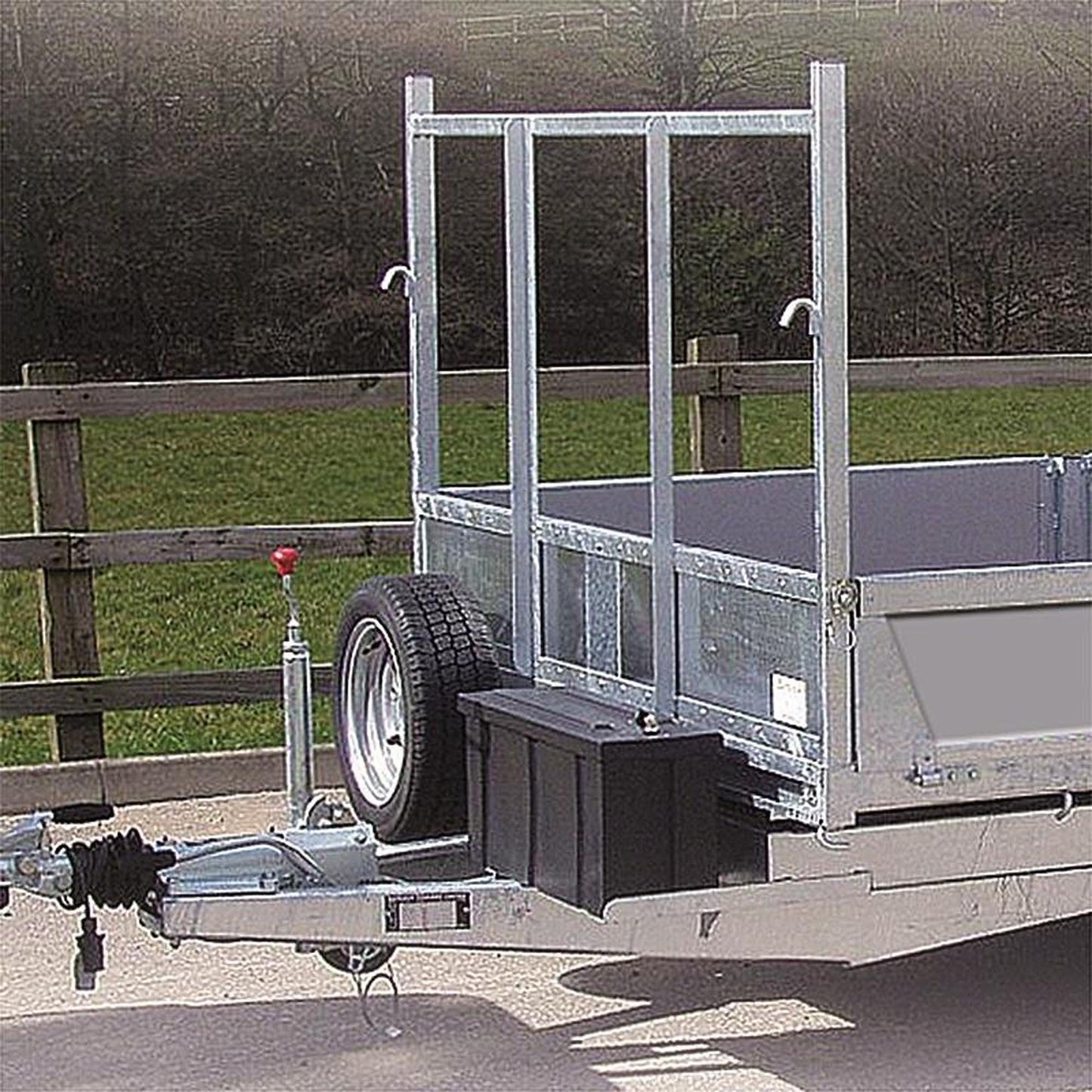 Spare wheel holder for trailer 60mm square