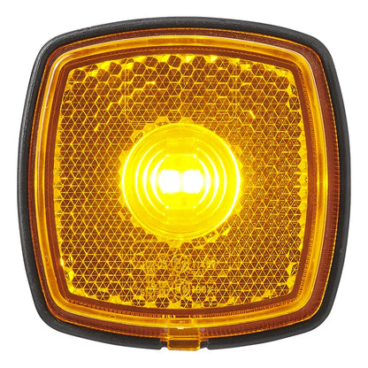 Seitenmarkierungsleuchte 12-24V Gelb 61 x 61 mm LED