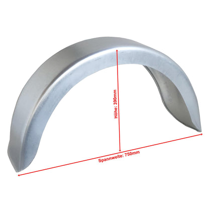 Mudguard galvanized sheet steel B200 x S750 x H390