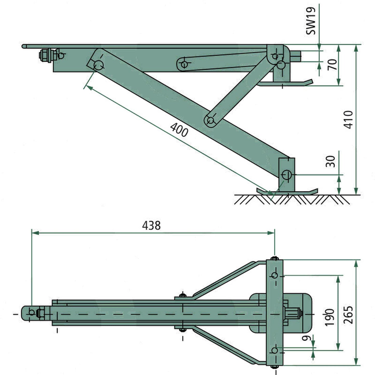 Rotating support AL-KO 500kg 205712