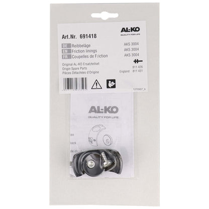 AL - KO Reibbelag Satz vorne, hinten und seitlich für AKS 3004 | 1220755 & 691418 - TMN - shop.de