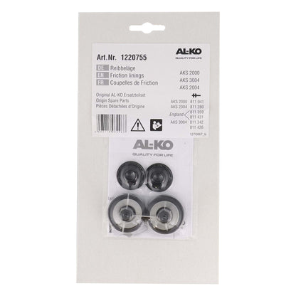 AL - KO Reibbelag Satz vorne, hinten und seitlich für AKS 3004 | 1220755 & 691418 - TMN - shop.de