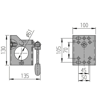 ALKO Klemmhalter für Stützrohr Ø60mm 249.859 - TMN - shop.de