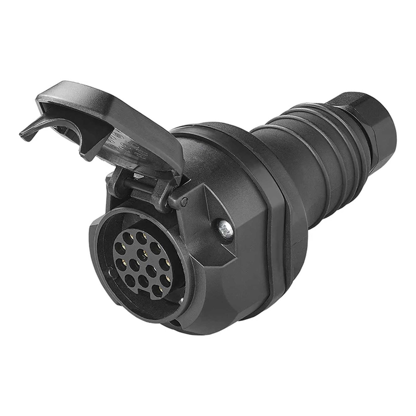 Anhänger Steckdose 13 - polig PVC für fliegende Verbindung - TMN - shop.de