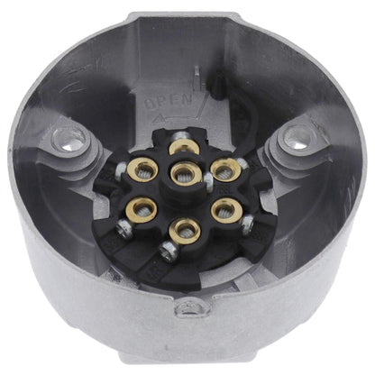 7-pin trailer socket metal 12V round