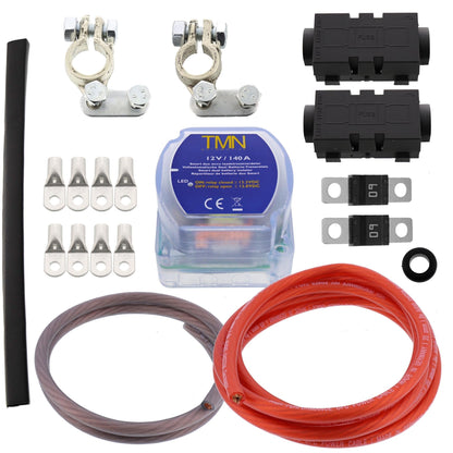 BSR 25 - 10 Batterie - Trennrelais 12V/140A. Set "10m Kabel" - TMN - shop.de