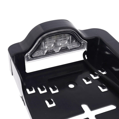 Aspöck license plate holder with 2x LED license plate light 36-3769-007