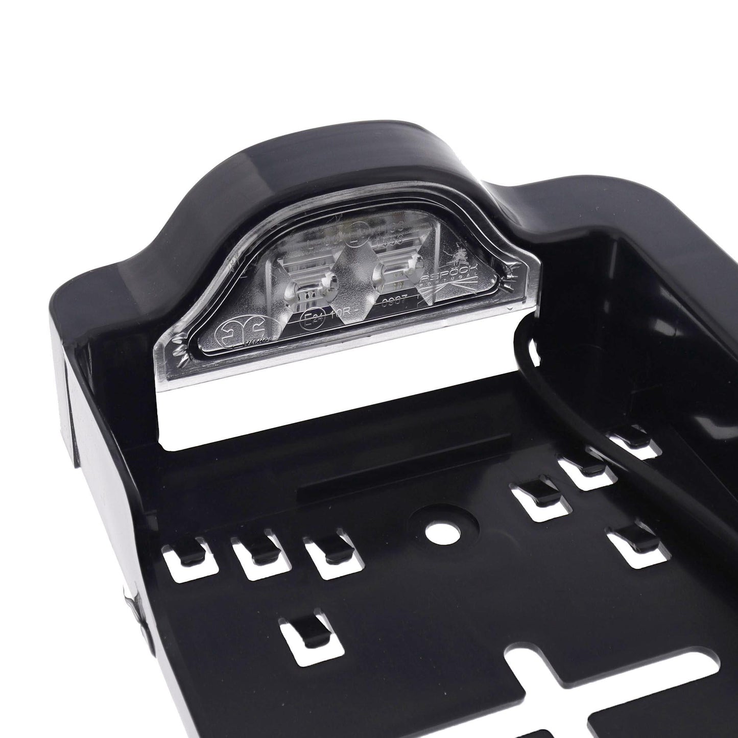 Aspöck license plate holder with LED license plate light and brake light 36-3769-017
