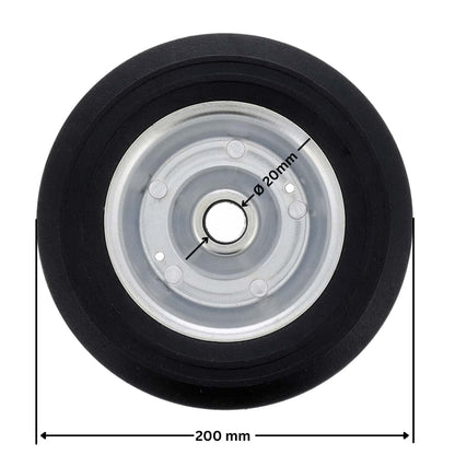 Ersatzrad 200x50mm für Anhänger Stützrad 150kg - TMN - shop.de