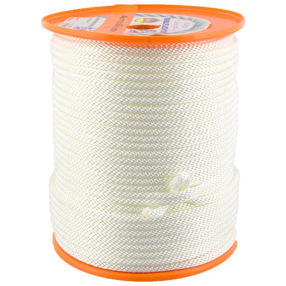 Seilflechter 100m Anreißleine/Starterseil weiß USA-Spiral 5,0mm