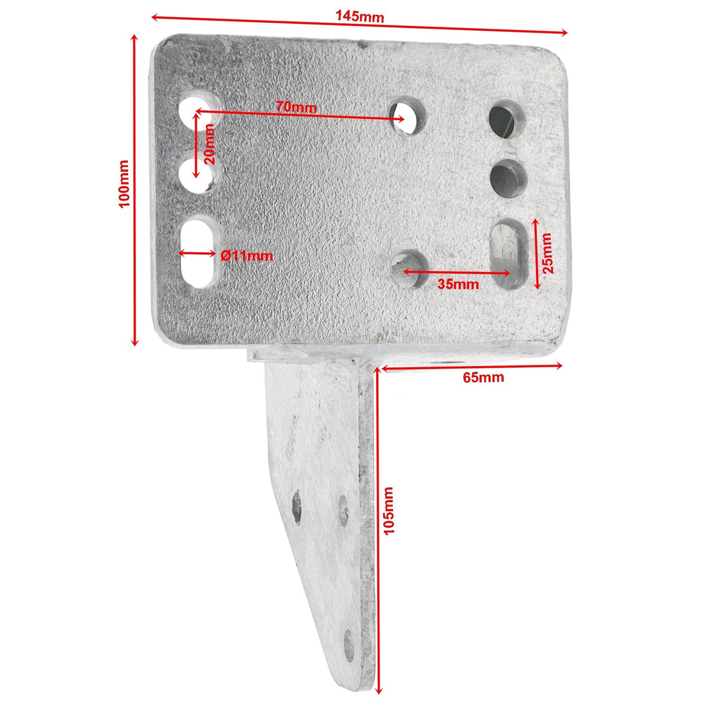 Knott Stützrad-Konsole für KF27 - KF30 Auflaufeinrichtung verstärkt
