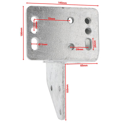 Knott Stützrad-Konsole für KF27 - KF30 Auflaufeinrichtung verstärkt
